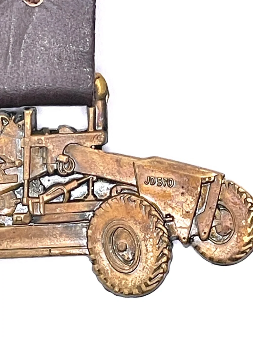 Vintage John Deere JD570 Motor Grader Watch Fob